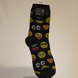 Black Emoji Socks